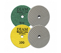 Круг шлифовальный алмазный для мокрой/сухой обработки 100мм №200 DIAM MasterLine Universal 000625