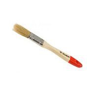 Кисть плоская натуральная 20мм деревянная ручка ЗУБР Универсал-Стандарт 4-01001-020